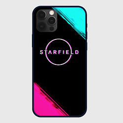 Чехол для iPhone 12 Pro Max Starfield neon, цвет: 3D-черный