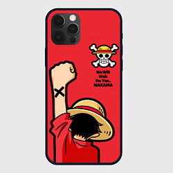 Чехол для iPhone 12 Pro Max One Piece - captain Monkey D Luffy, цвет: 3D-черный