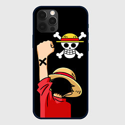 Чехол для iPhone 12 Pro Max One piece - Monkey D Luffy, цвет: 3D-черный