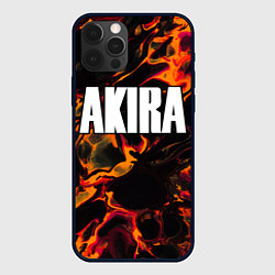 Чехол для iPhone 12 Pro Max Akira red lava, цвет: 3D-черный