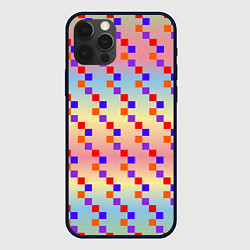 Чехол для iPhone 12 Pro Max Тетрис импровизированный, цвет: 3D-черный
