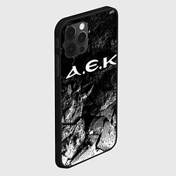Чехол для iPhone 12 Pro Max AEK Athens black graphite, цвет: 3D-черный — фото 2