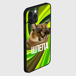 Чехол для iPhone 12 Pro Max Шлепа в очках, цвет: 3D-черный — фото 2