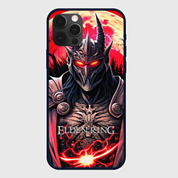 Чехол для iPhone 12 Pro Max Elden Ring персонаж темный рыцарь, цвет: 3D-черный