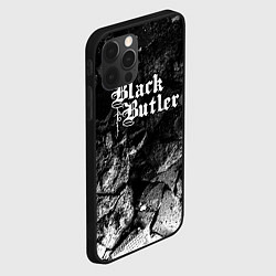 Чехол для iPhone 12 Pro Max Black Butler black graphite, цвет: 3D-черный — фото 2