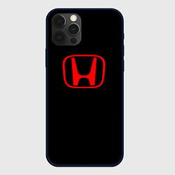 Чехол для iPhone 12 Pro Max Honda red logo auto, цвет: 3D-черный