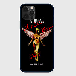 Чехол для iPhone 12 Pro Max In utero album, цвет: 3D-черный