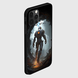 Чехол для iPhone 12 Pro Max Персонаж в портале, цвет: 3D-черный — фото 2