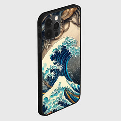 Чехол для iPhone 12 Pro Max Collage of all sorts of things and a wave, цвет: 3D-черный — фото 2