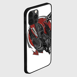 Чехол для iPhone 12 Pro Max Suzuki Hayabusa сокол, цвет: 3D-черный — фото 2