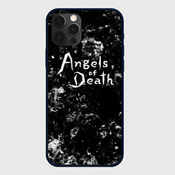 Чехол для iPhone 12 Pro Max Angels of Death black ice, цвет: 3D-черный
