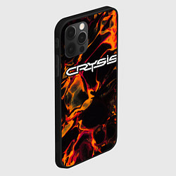 Чехол для iPhone 12 Pro Max Crysis red lava, цвет: 3D-черный — фото 2