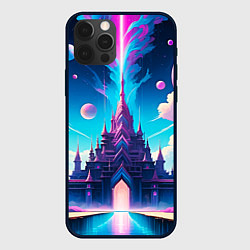 Чехол для iPhone 12 Pro Max Сказочный город - пейзаж, цвет: 3D-черный