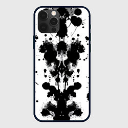 Чехол для iPhone 12 Pro Max The psychedelic Rorschach test - ai art, цвет: 3D-черный