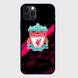 Чехол для iPhone 12 Pro Max Liverpool sport fc club, цвет: 3D-черный