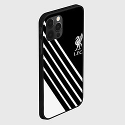 Чехол для iPhone 12 Pro Max Liverpool sport fc geometry, цвет: 3D-черный — фото 2