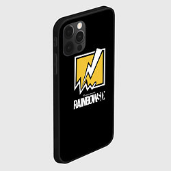 Чехол для iPhone 12 Pro Max Rainbow six game steel ubisoft, цвет: 3D-черный — фото 2