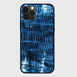 Чехол для iPhone 12 Pro Max Японская абстракция шибори, цвет: 3D-черный