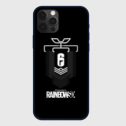 Чехол для iPhone 12 Pro Max Радуга лого гейм, цвет: 3D-черный