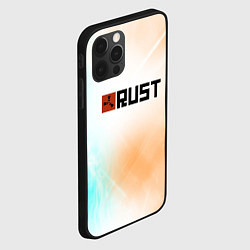 Чехол для iPhone 12 Pro Max RUST gradient, цвет: 3D-черный — фото 2