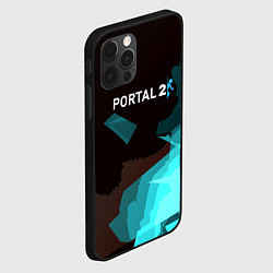 Чехол для iPhone 12 Pro Max Portal abstraction game valve, цвет: 3D-черный — фото 2