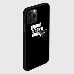 Чехол для iPhone 12 Pro Max GTA 6 logo vice city, цвет: 3D-черный — фото 2