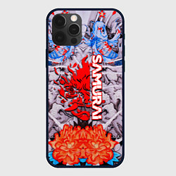 Чехол для iPhone 12 Pro Max Cyberpunk 2077 samurai tatoo, цвет: 3D-черный