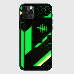 Чехол для iPhone 12 Pro Max Dead by daylight geometry pattern, цвет: 3D-черный