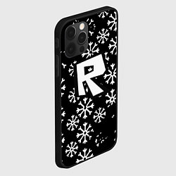 Чехол для iPhone 12 Pro Max Roblox winter, цвет: 3D-черный — фото 2