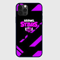 Чехол для iPhone 12 Pro Max Brawl stars geometry, цвет: 3D-черный