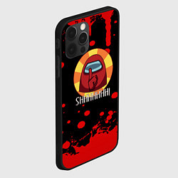 Чехол для iPhone 12 Pro Max Amomg us краски, цвет: 3D-черный — фото 2