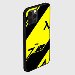 Чехол для iPhone 12 Pro Max Half life geometry, цвет: 3D-черный — фото 2