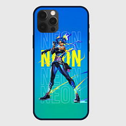 Чехол для iPhone 12 Pro Max Neon Valorant, цвет: 3D-черный