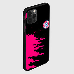 Чехол для iPhone 12 Pro Max Бавария Мюнхен краски, цвет: 3D-черный — фото 2