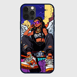 Чехол для iPhone 12 Pro Max Городской ангел - urban style, цвет: 3D-черный