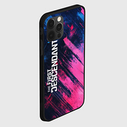 Чехол для iPhone 12 Pro Max The First Descendant - Texture, цвет: 3D-черный — фото 2