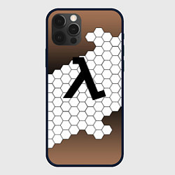 Чехол для iPhone 12 Pro Max Half life соты, цвет: 3D-черный