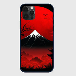Чехол для iPhone 12 Pro Max Мрачная Япония, цвет: 3D-черный
