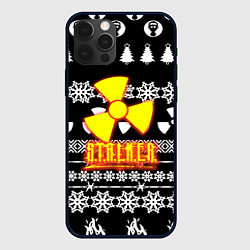 Чехол для iPhone 12 Pro Max Stalker fire pattern, цвет: 3D-черный