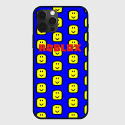 Чехол для iPhone 12 Pro Max Roblox pattern mobile, цвет: 3D-черный