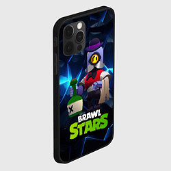 Чехол для iPhone 12 Pro Max Brawl stars Барли, цвет: 3D-черный — фото 2