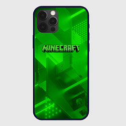 Чехол для iPhone 12 Pro Max Minecraft кислотная геометрия, цвет: 3D-черный