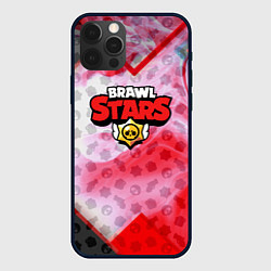 Чехол для iPhone 12 Pro Max Brawl stars geometry smoke, цвет: 3D-черный