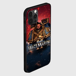 Чехол для iPhone 12 Pro Max Warhammer 40000 space marine 2 Captain Titus, цвет: 3D-черный — фото 2