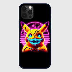 Чехол для iPhone 12 Pro Max Terrible Pikachu - halloween fantasy, цвет: 3D-черный