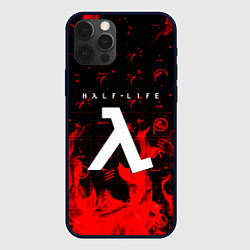 Чехол для iPhone 12 Pro Max Half life fire, цвет: 3D-черный