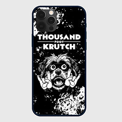 Чехол для iPhone 12 Pro Max Thousand Foot Krutch рок пес, цвет: 3D-черный