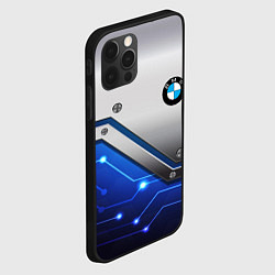 Чехол для iPhone 12 Pro Max BMW geometry nano, цвет: 3D-черный — фото 2