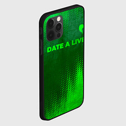 Чехол для iPhone 12 Pro Max Date A Live - green gradient посередине, цвет: 3D-черный — фото 2