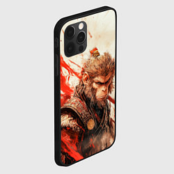 Чехол для iPhone 12 Pro Max Wukong на фоне с брызгами, цвет: 3D-черный — фото 2